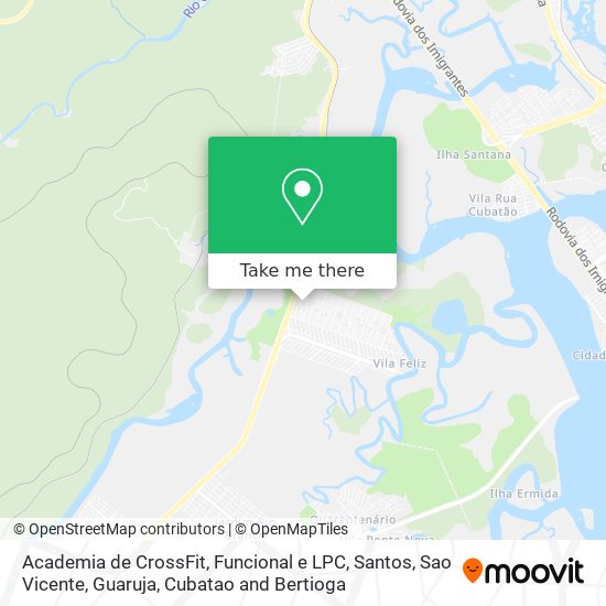 Academia de CrossFit, Funcional e LPC map