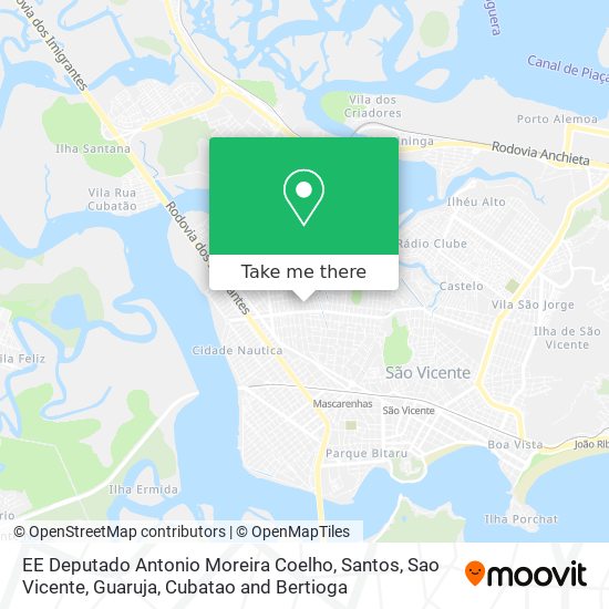 Mapa EE Deputado Antonio Moreira Coelho