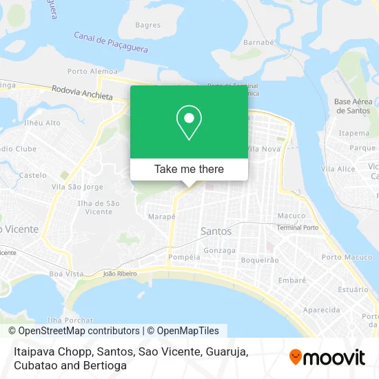 Itaipava Chopp map