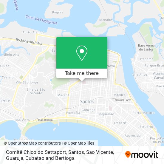 Comitê Chico do Settaport map
