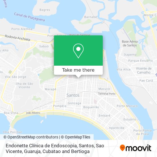 Endonette Clínica de Endoscopia map