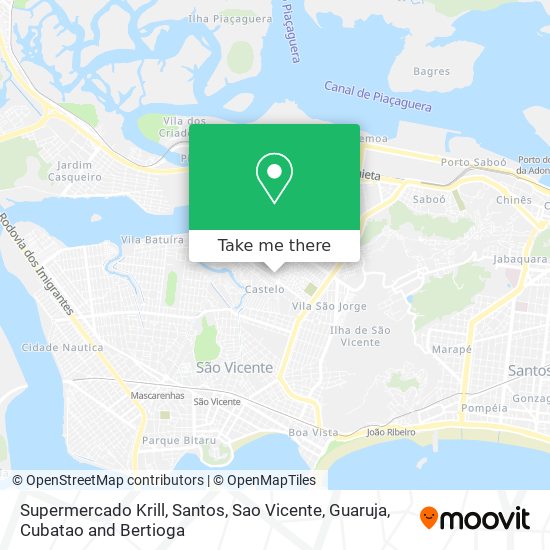 Supermercado Krill map