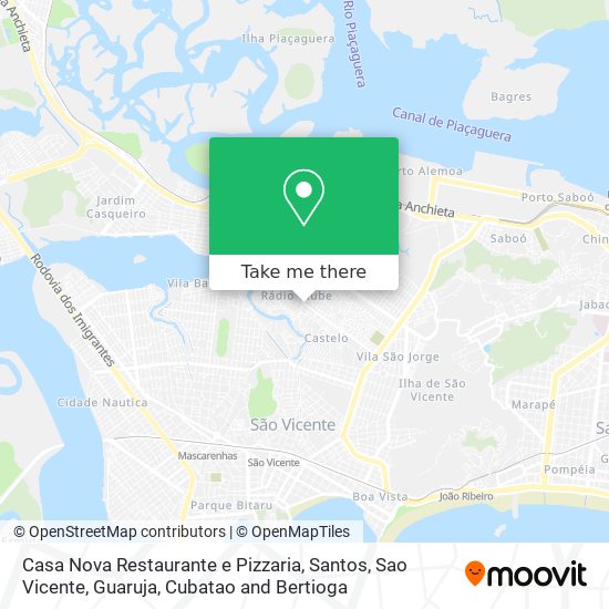 Casa Nova Restaurante e Pizzaria map