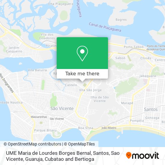 UME Maria de Lourdes Borges Bernal map