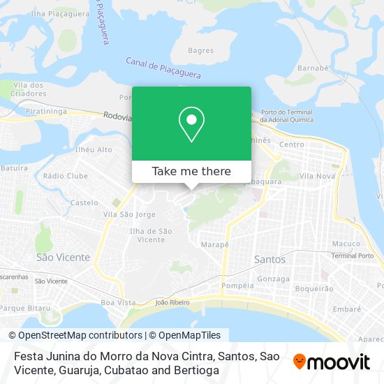 Festa Junina do Morro da Nova Cintra map