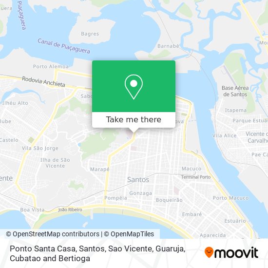 Ponto Santa Casa map