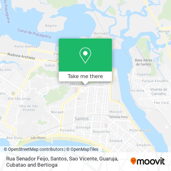 Rua Senador Feijo map