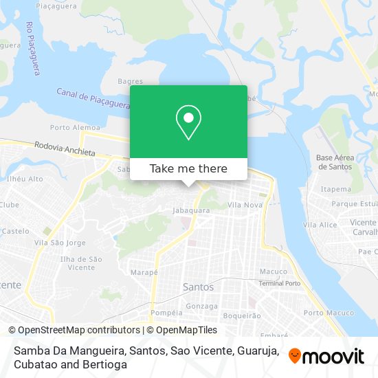 Samba Da Mangueira map
