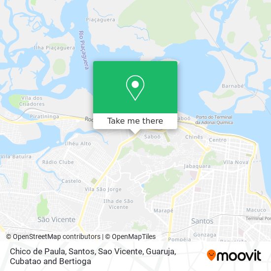 Chico de Paula map