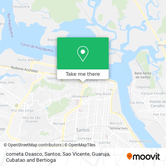 cometa Osasco map