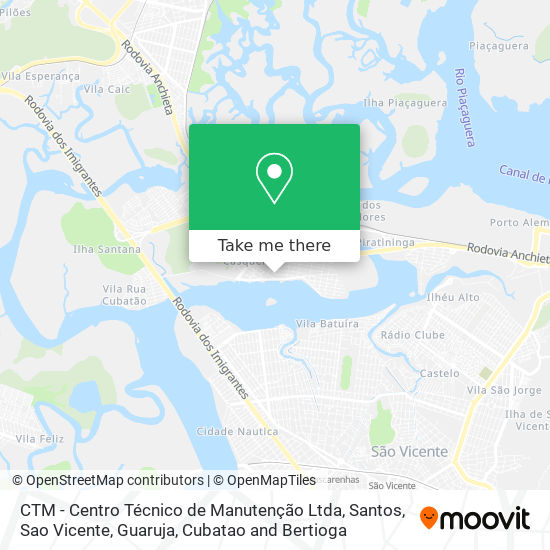 CTM - Centro Técnico de Manutenção Ltda map