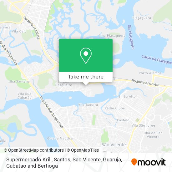 Supermercado Krill map