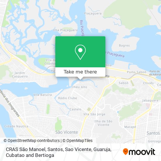 Mapa CRAS São Manoel