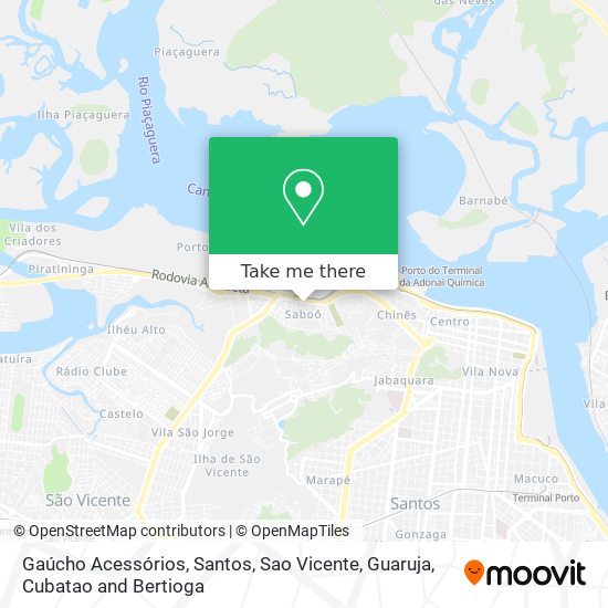 Gaúcho Acessórios map