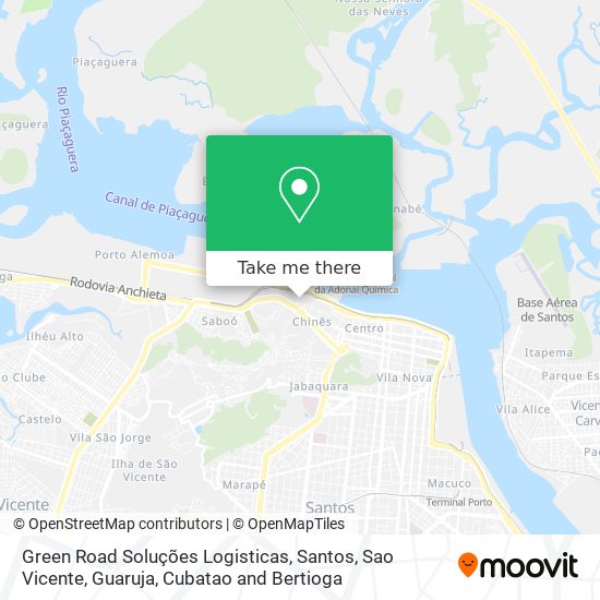 Green Road Soluções Logisticas map