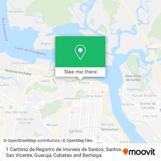 1 Cartório de Registro de Imoveis de Santos map