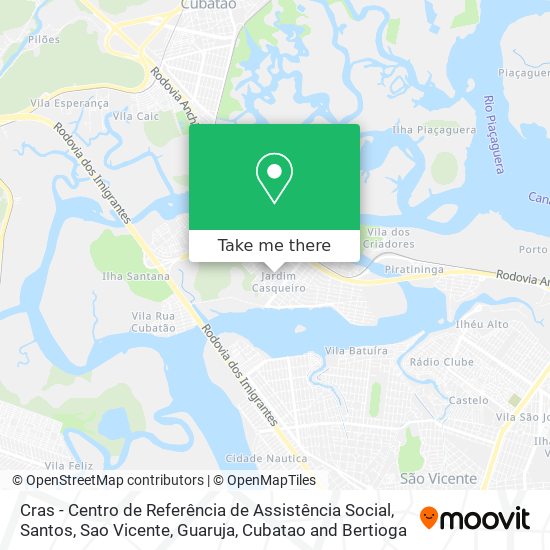 Mapa Cras - Centro de Referência de Assistência Social