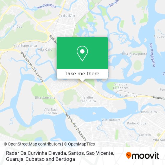 Radar Da Curvinha Elevada map