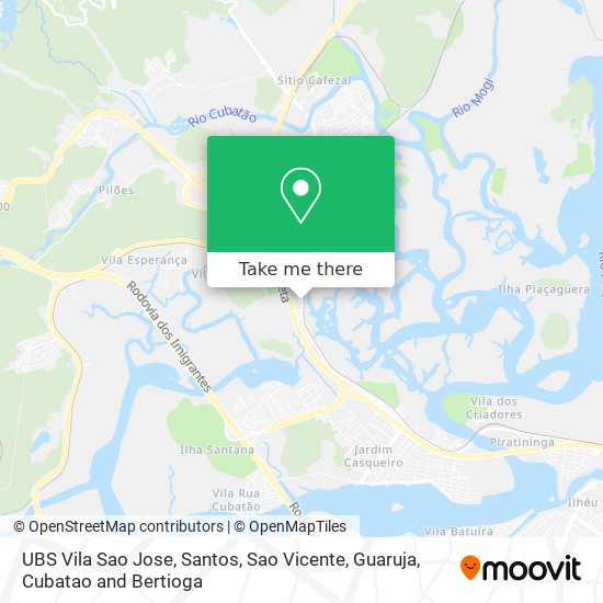 Mapa UBS Vila Sao Jose