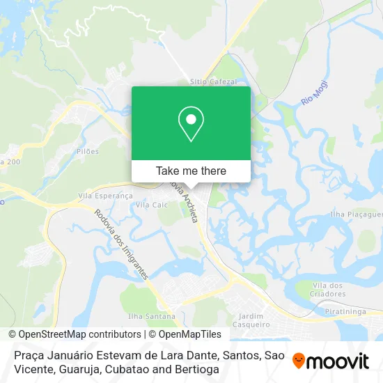 Praça Januário Estevam de Lara Dante map