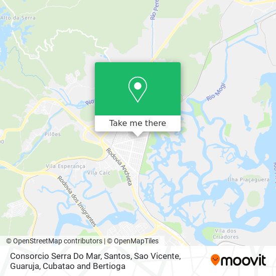 Consorcio Serra Do Mar map