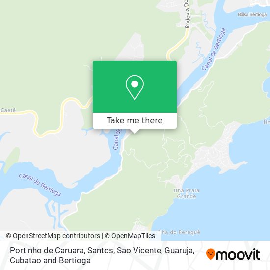 Mapa Portinho de Caruara
