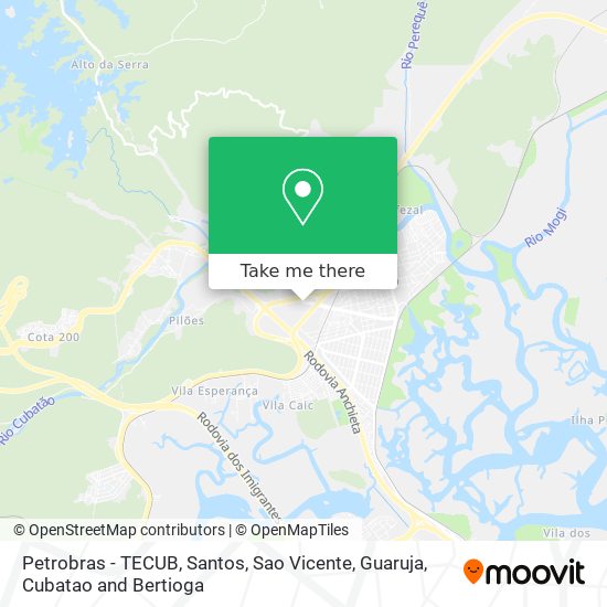 Petrobras - TECUB map