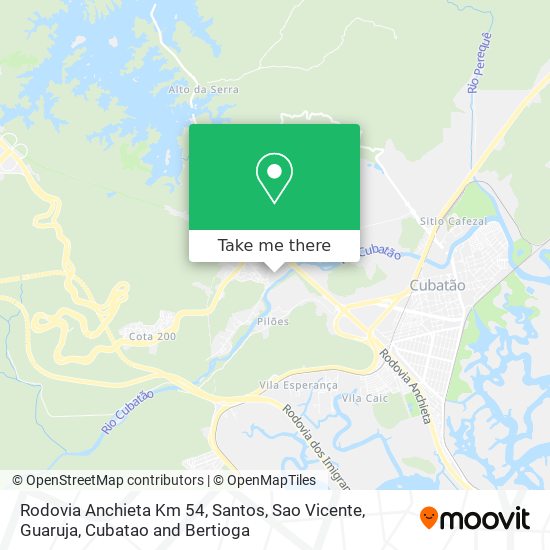 Rodovia Anchieta Km 54 map