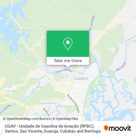 UGAV - Unidade de Gasolina de Aviação (RPBC) map