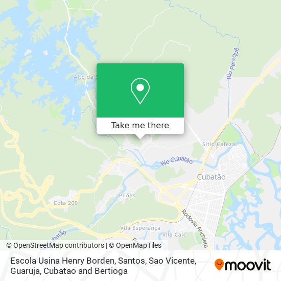 Escola Usina Henry Borden map