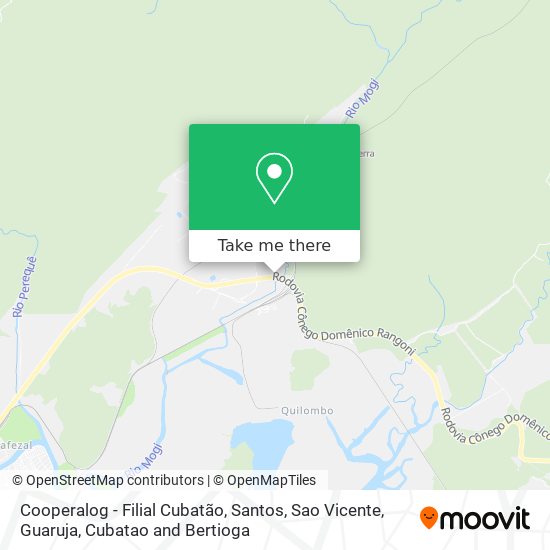 Cooperalog - Filial Cubatão map