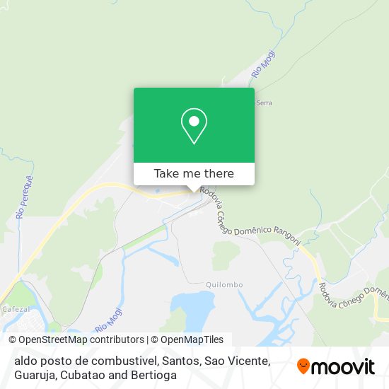 aldo posto de combustivel map
