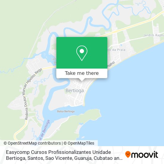 Easycomp Cursos Profissionalizantes Unidade Bertioga map