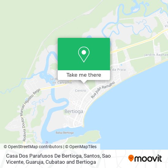 Mapa Casa Dos Parafusos De Bertioga