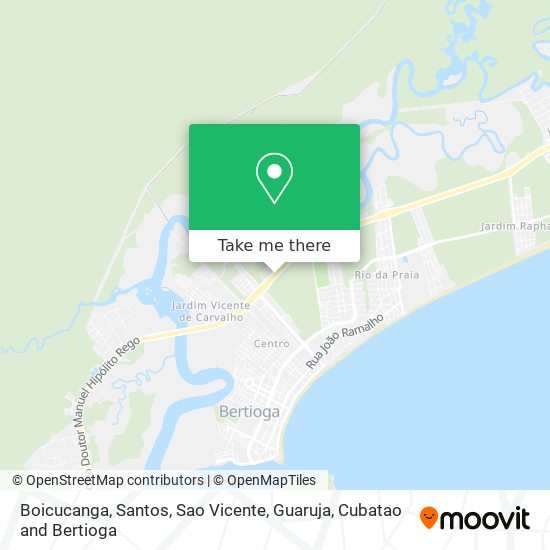 Boicucanga map