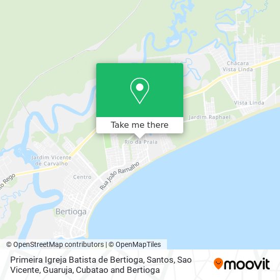 Primeira Igreja Batista de Bertioga map
