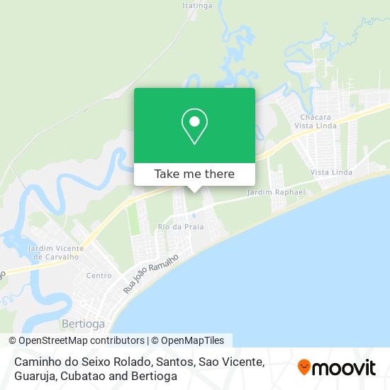 Caminho do Seixo Rolado map