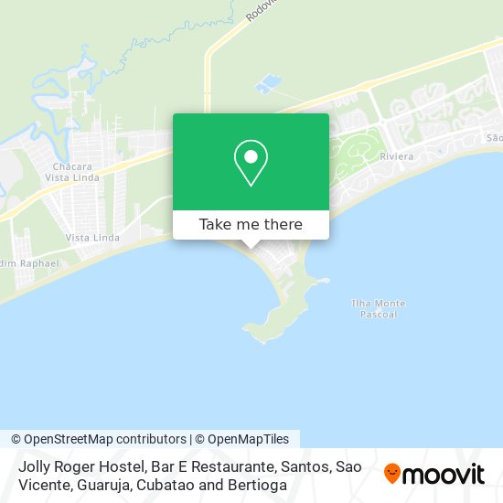 Jolly Roger Hostel, Bar E Restaurante map