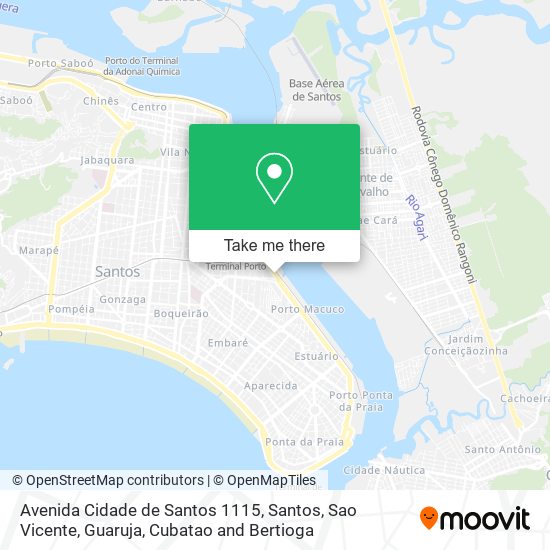 Avenida Cidade de Santos 1115 map