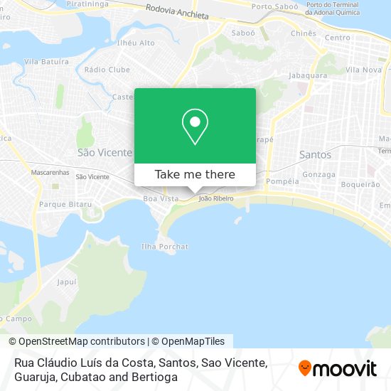 Rua Cláudio Luís da Costa map