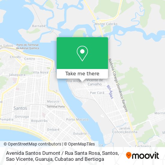 Avenida Santos Dumont / Rua Santa Rosa map