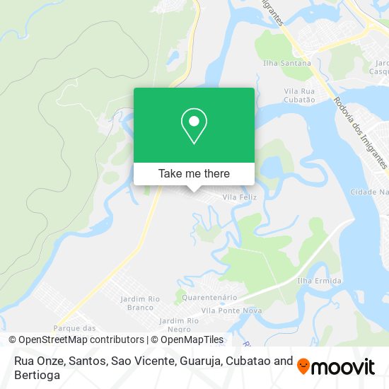 Rua Onze map