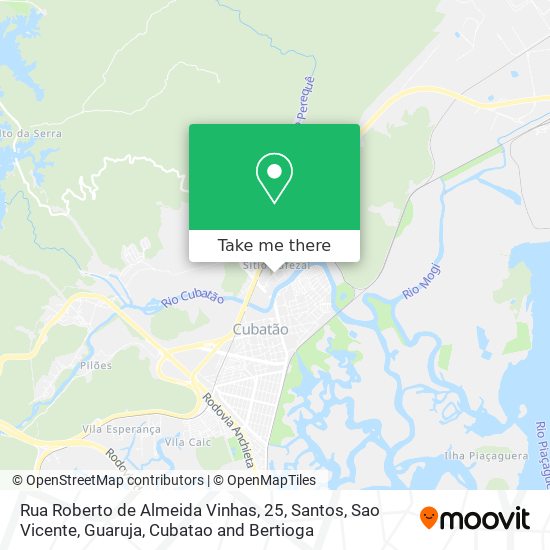 Rua Roberto de Almeida Vinhas, 25 map