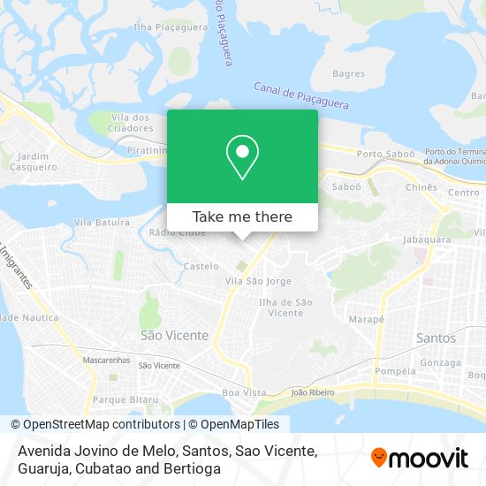 Avenida Jovino de Melo map