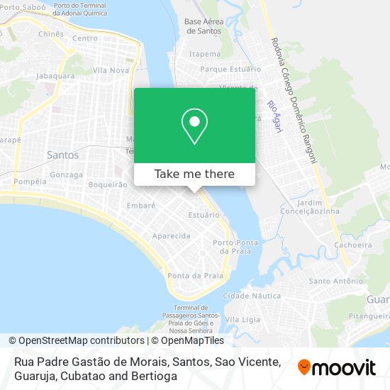 Rua Padre Gastão de Morais map