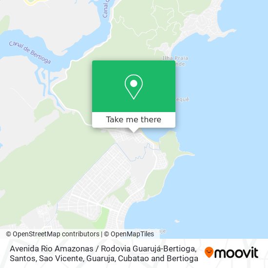 Avenida Rio Amazonas / Rodovia Guarujá-Bertioga map
