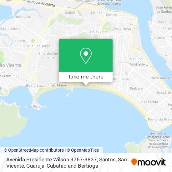 Avenida Presidente Wilson 3767-3837 map