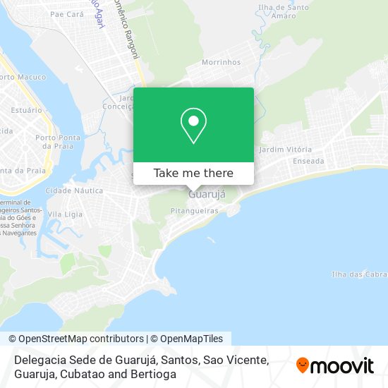 Delegacia Sede de Guarujá map