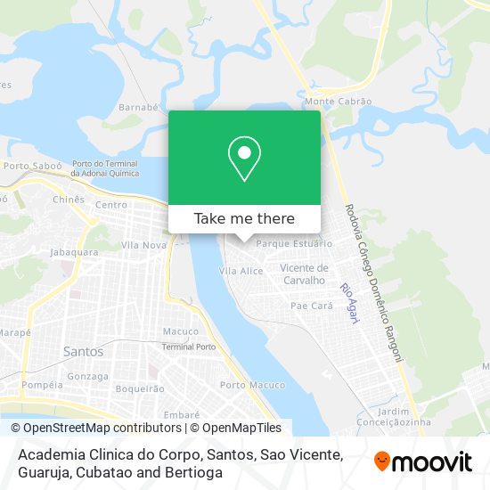Academia Clinica do Corpo map