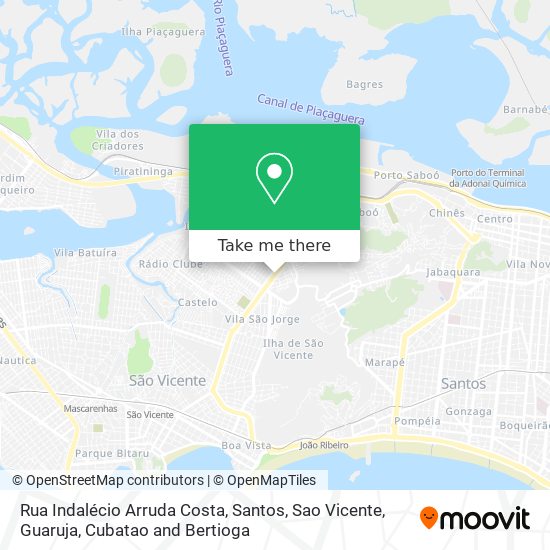 Rua Indalécio Arruda Costa map